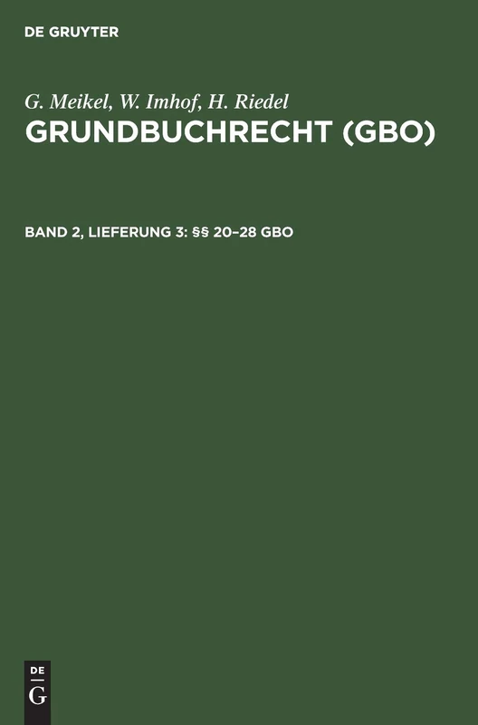 §§ 20-28 Gbo