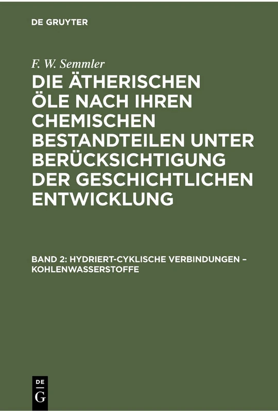 Hydriert-Cyklische Verbindungen - Kohlenwasserstoffe