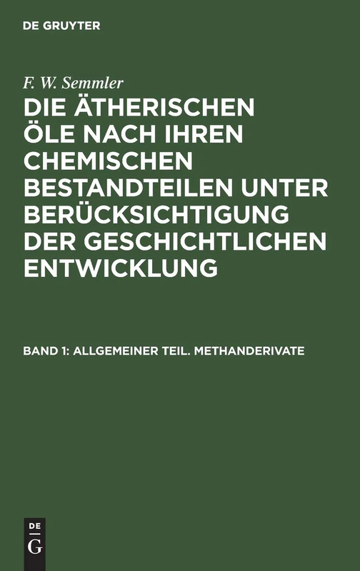 Allgemeiner Teil. Methanderivate - Image 1
