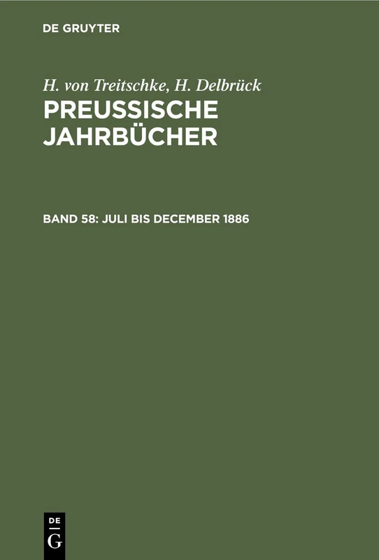 Juli Bis December 1886