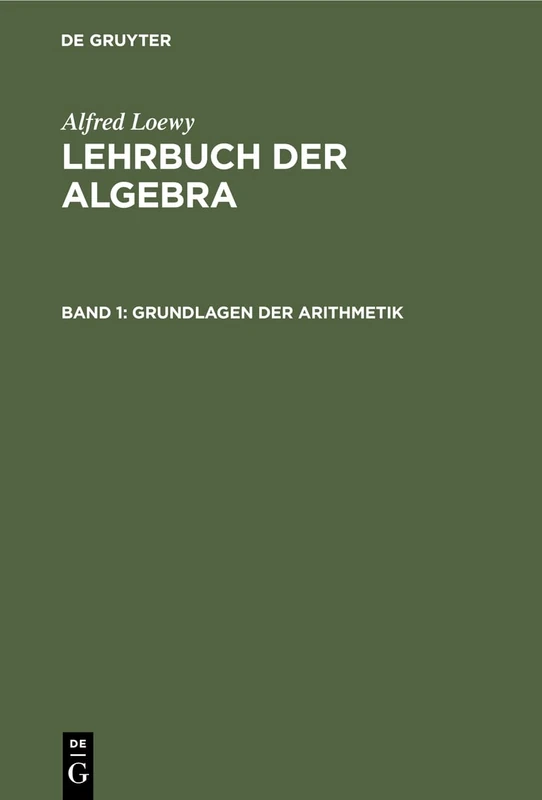 Grundlagen Der Arithmetik
