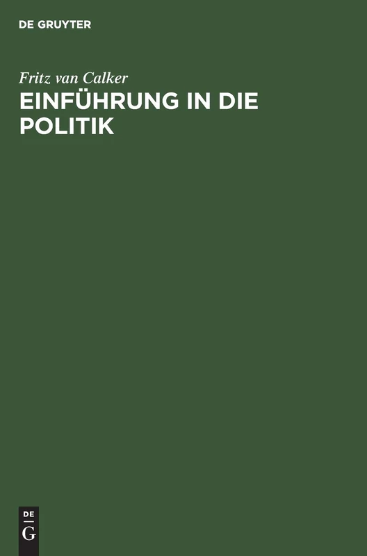 Einführung in Die Politik