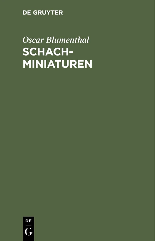 Schachminiaturen: Neue Folge