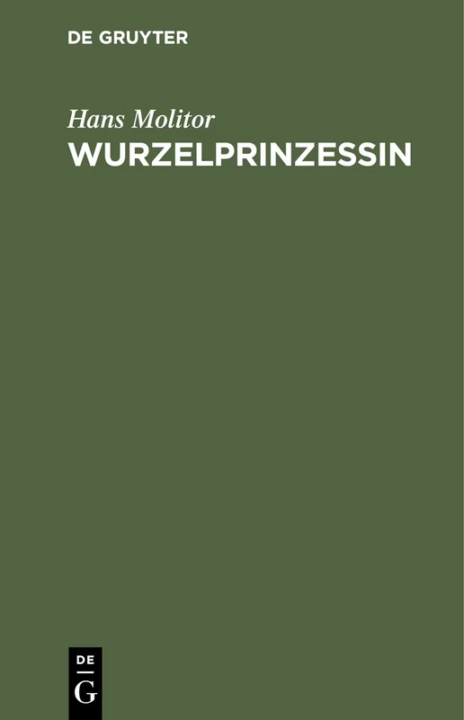 Wurzelprinzessin: Weihnachtsmärchen in Sechs Bildern