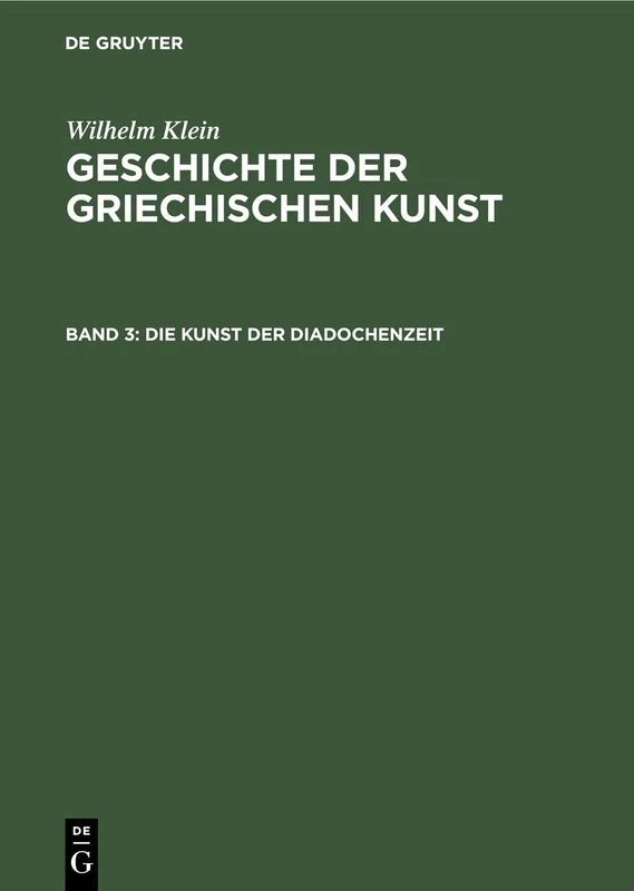 Die Kunst Der Diadochenzeit