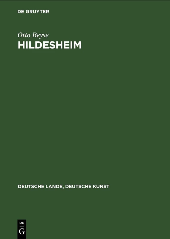 Hildesheim (Deutsche Lande, Deutsche Kunst)