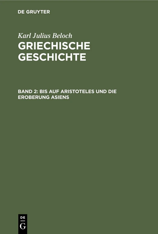 Bis Auf Aristoteles Und Die Eroberung Asiens