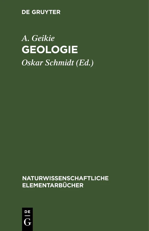 Geologie: 5 (Naturwissenschaftliche Elementarbücher)