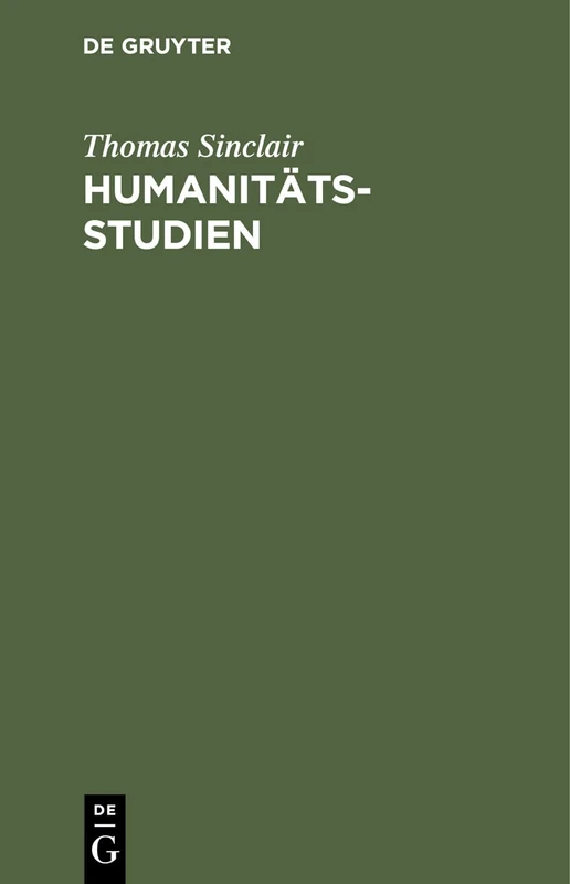 Humanitätsstudien
