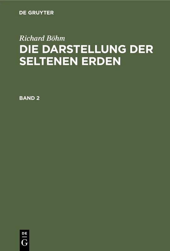 Die Darstellung der seltenen Erden Die Darstellung der seltenen Erden: 2