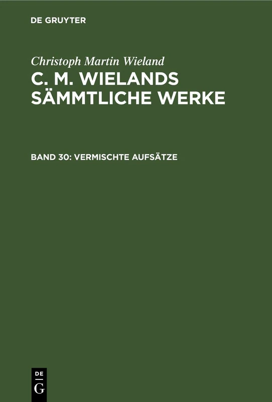 Vermischte Aufsätze