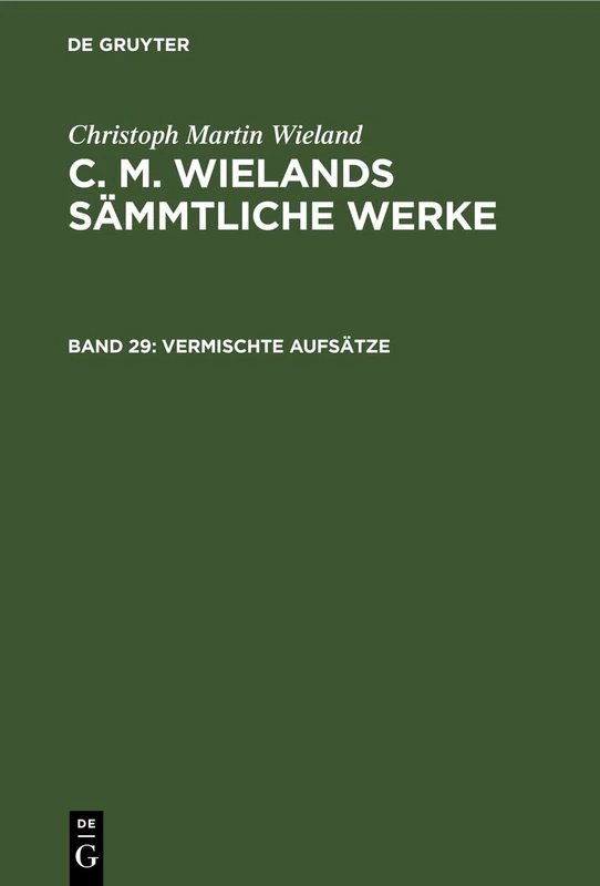 Vermischte Aufsätze