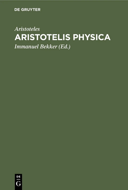Aristotelis Physica