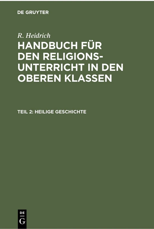Heilige Geschichte