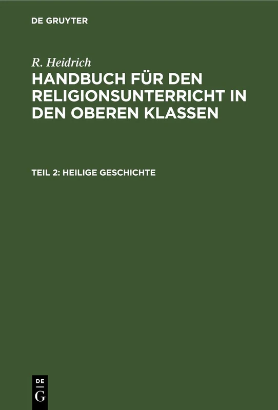 Heilige Geschichte