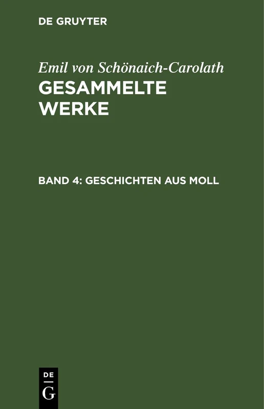 Geschichten Aus Moll