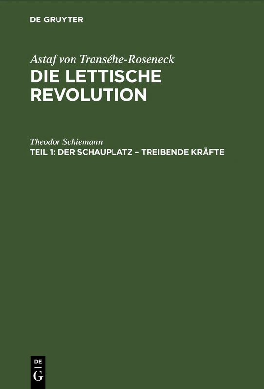 Der Schauplatz - Treibende Kräfte