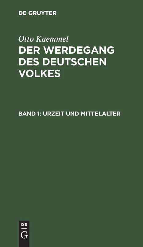 Urzeit Und Mittelalter