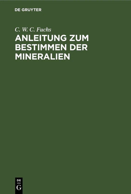 Anleitung Zum Bestimmen Der Mineralien
