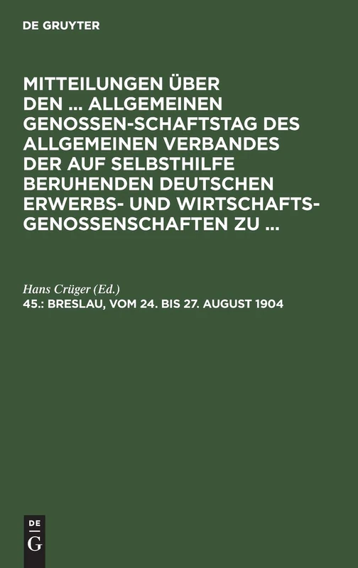 Breslau, Vom 24. Bis 27. August 1904 - Image 1