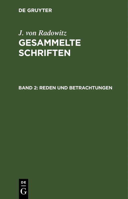 Reden Und Betrachtungen