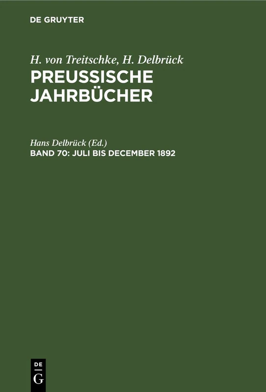 Juli Bis December 1892