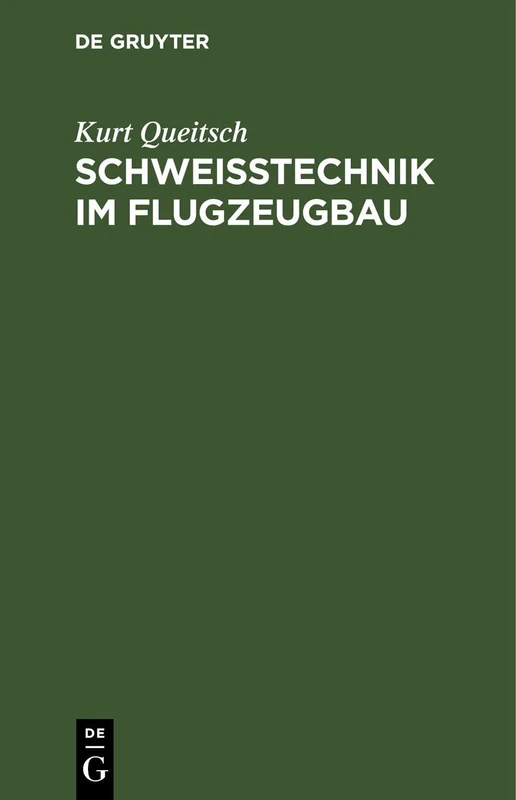 Schweißtechnik Im Flugzeugbau