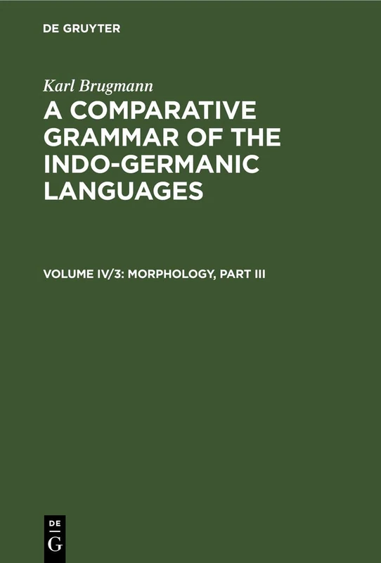 Morphology, Part III: CGIGL-B, Vol. 4