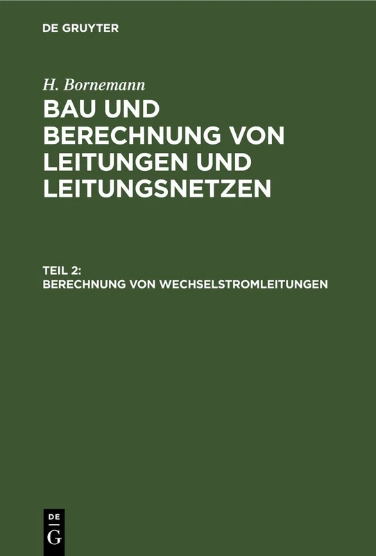 Berechnung Von Wechselstromleitungen: BBLL-B, Teil 2