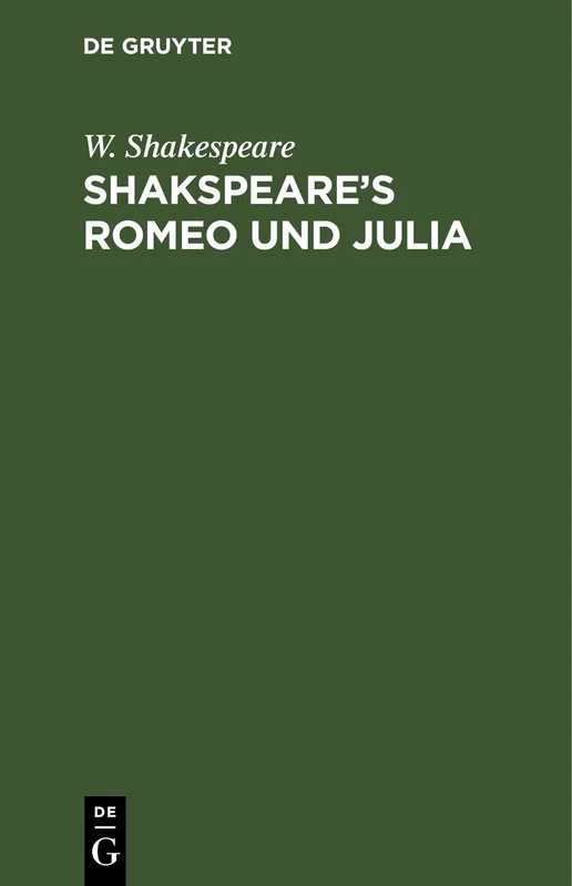 Shakspeare's Romeo Und Julia - Image 1