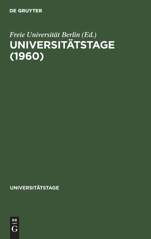 1960 (Universitätstage)