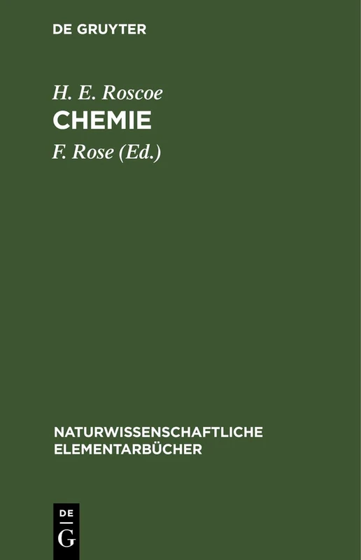 Chemie (Naturwissenschaftliche Elementarbücher)