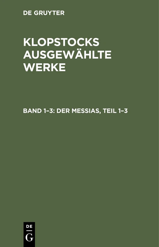 Der Messias, Teil 1-3