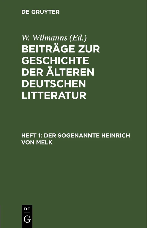 Der Sogenannte Heinrich Von Melk