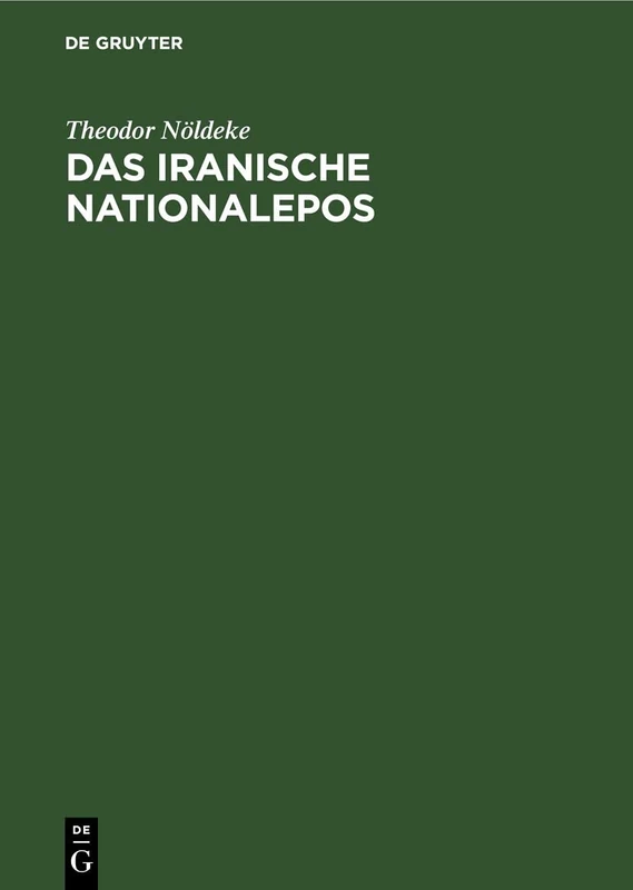 Das Iranische Nationalepos