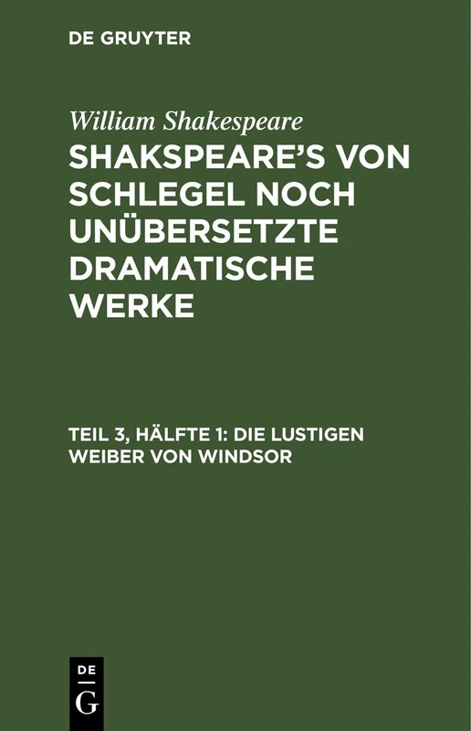 Die Lustigen Weiber Von Windsor