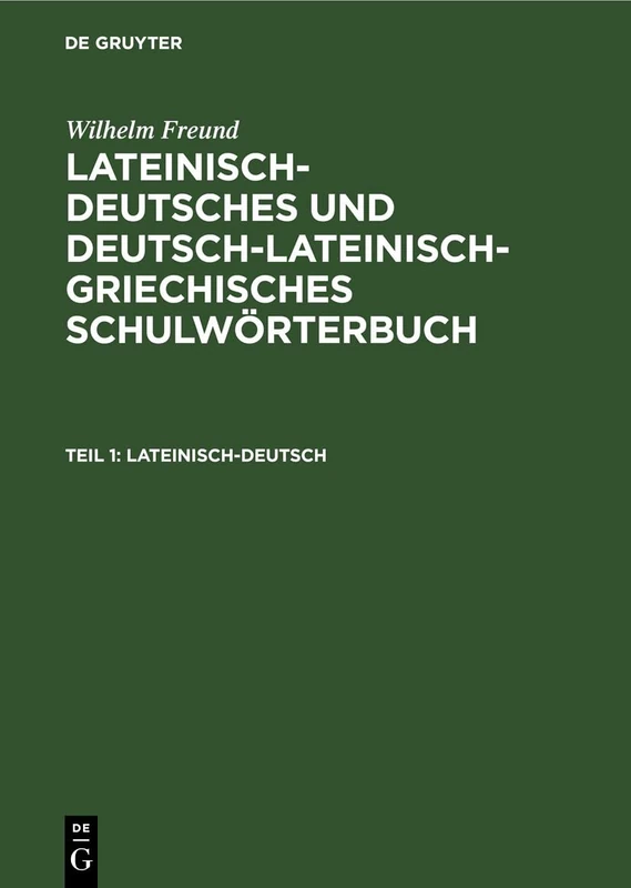 Lateinisch-Deutsch