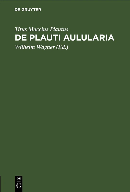 de Plauti Aulularia