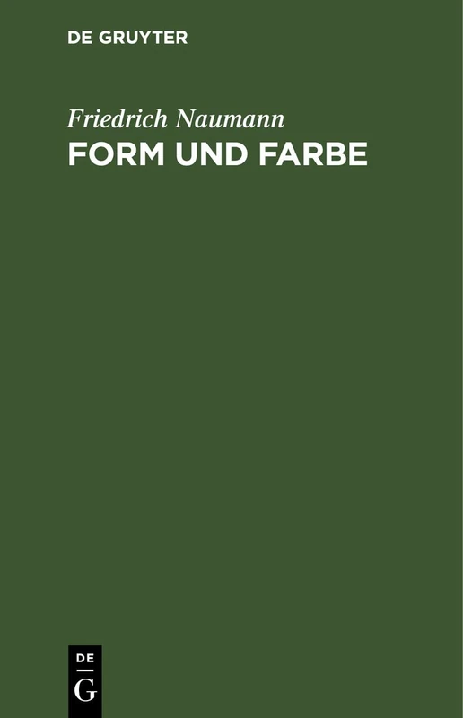 Form Und Farbe