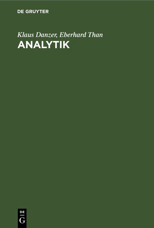 Analytik: Systematischer Überblick