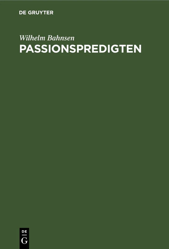 Passionspredigten - Image 1