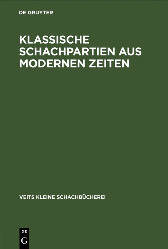 1920-1921: 7 (Veits Kleine Schachbücherei)