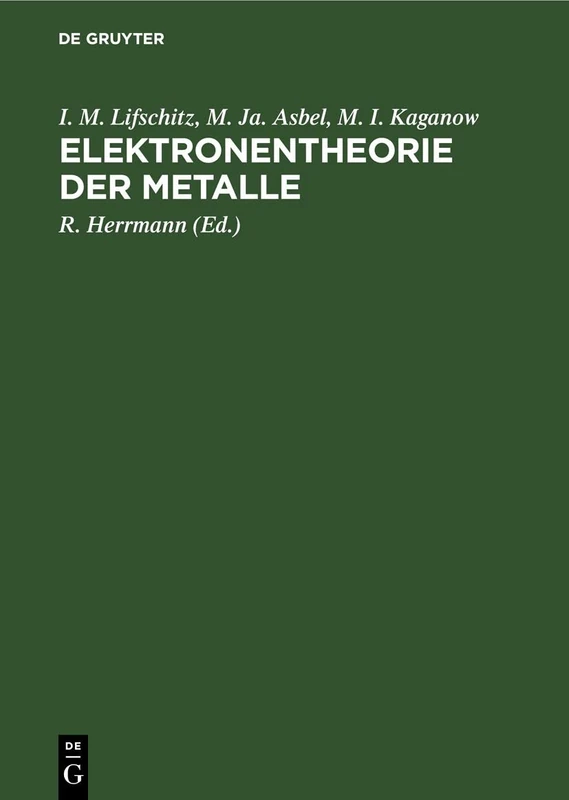 Elektronentheorie Der Metalle