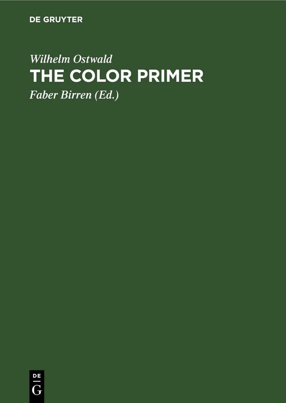 The Color Primer: A basic treatise on the color system of Wilhelm Ostwald - Image 1