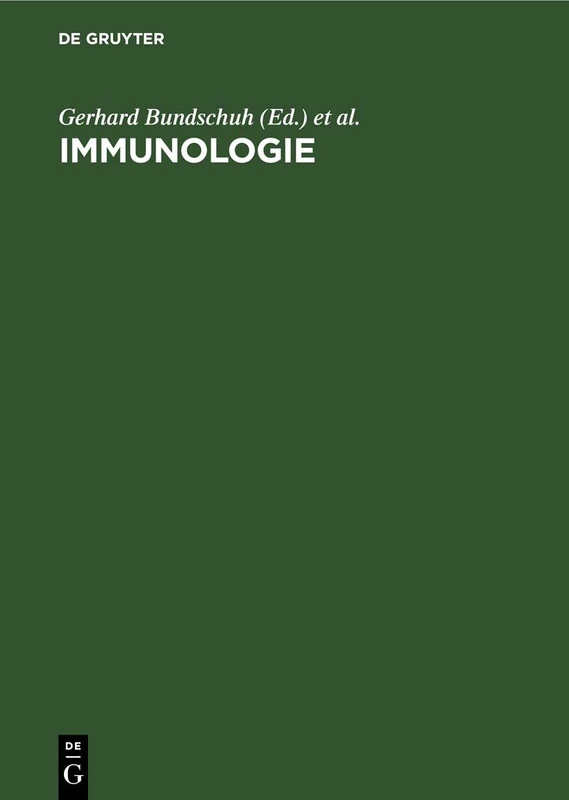 Immunologie: Ein Naschlagewerk