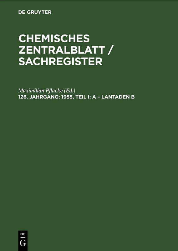 1955, Teil I: A - Lantaden B