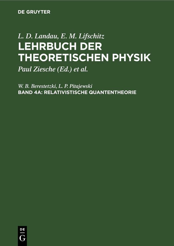 Relativistische Quantentheorie