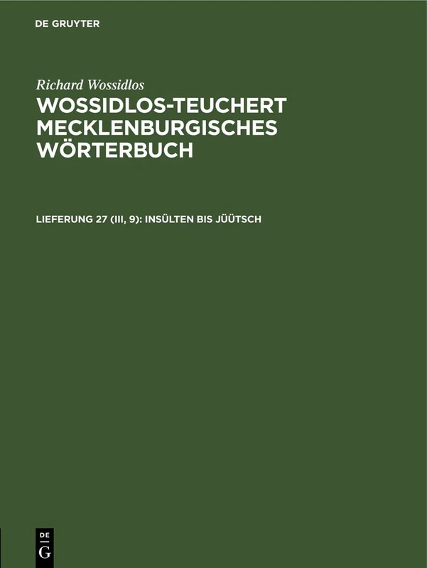 Insülten Bis Jüütsch