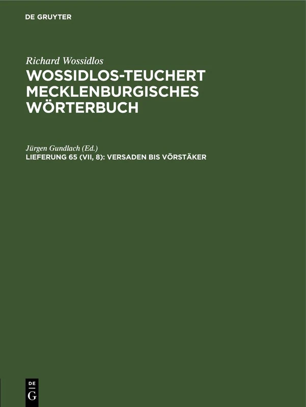 Versaden Bis Vörstäker