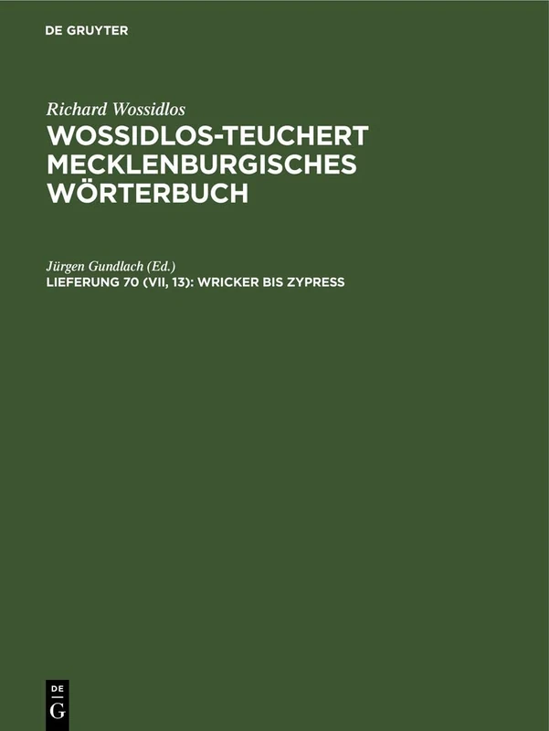 Wricker Bis Zypreß